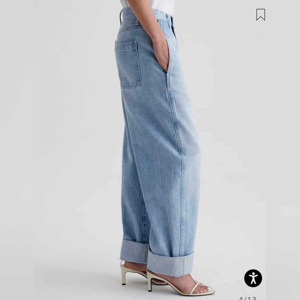 AG Light Blue Mercer Trouser Jean - Picture 3 of 14